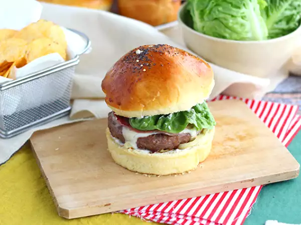 Recept Raclette hamburger