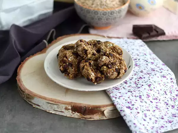 Recept 3-zložkové banánové a čokoládové sušienky