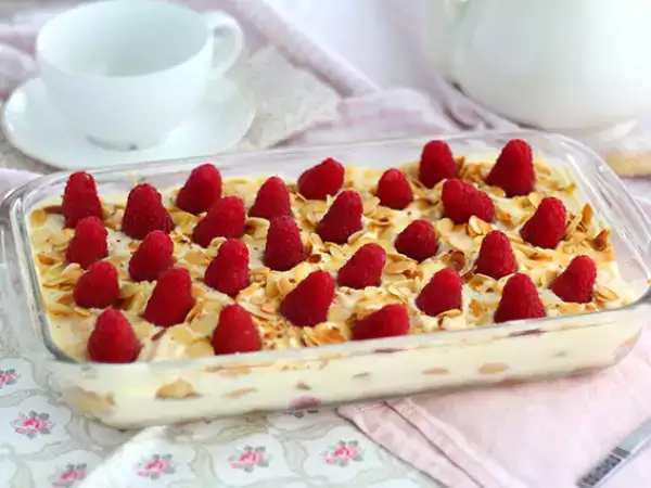 Recept Rýchle a jednoduché malinové tiramisu