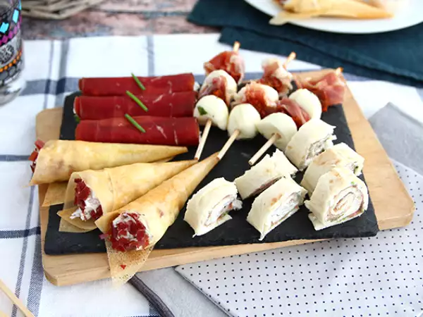 Recept Kvarteto aperitívov zo sušeného mäsa