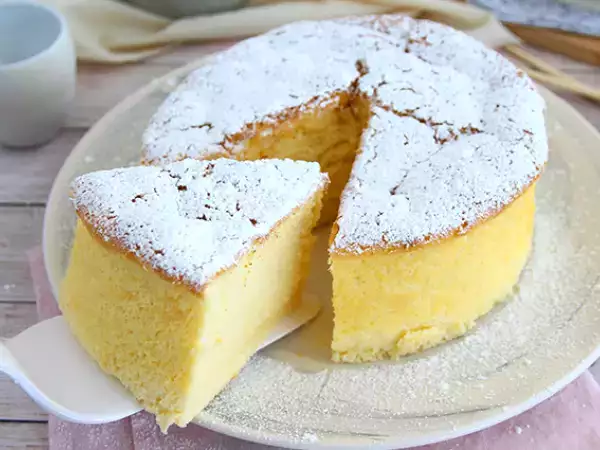 Recept Japonský tvarohový koláč (ľahký a vzdušný)