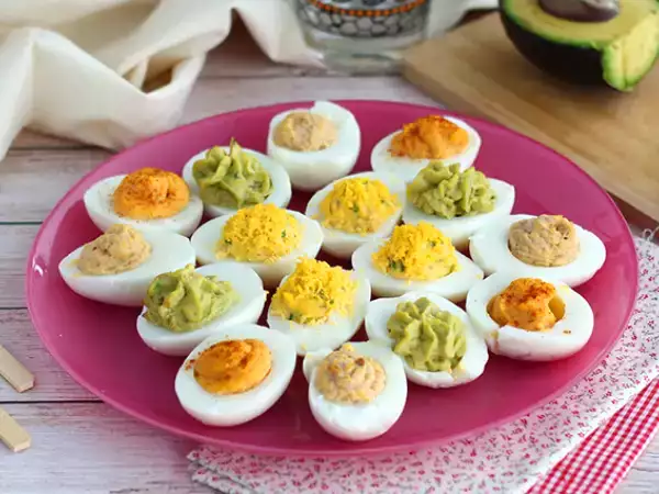 Recept Vajíčka mimosa, dostupné v 4 verziách