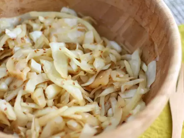 Recept Chrumkavý kapustový šalát v japonskom štýle