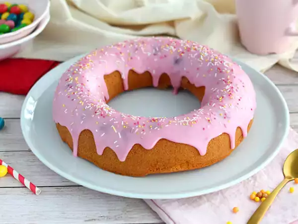 Recept Donutový koláč