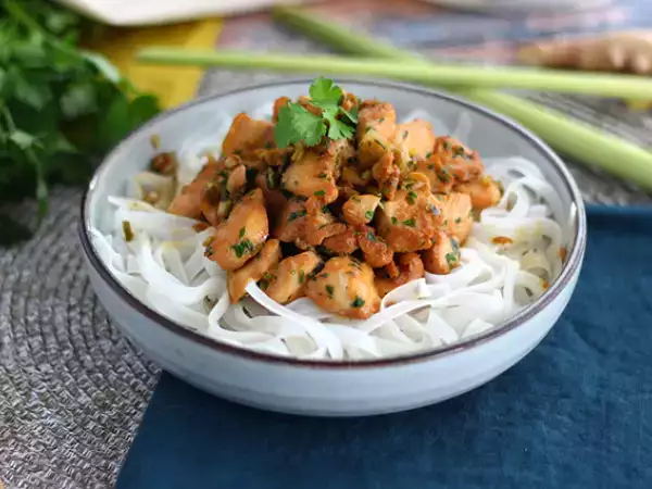 Recept Kuracie mäso so zázvorom a citrónovou trávou