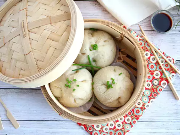 Recept Banh bao, malé parené žemle