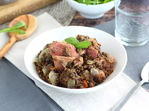 Recept Solená šošovica