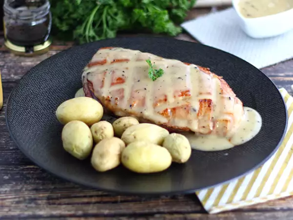 Recept Kačacie prsia s hľuzovkovou omáčkou