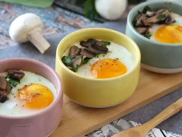 Recept Krémové vajíčka s hubami: rýchly a veľmi príjemný recept!