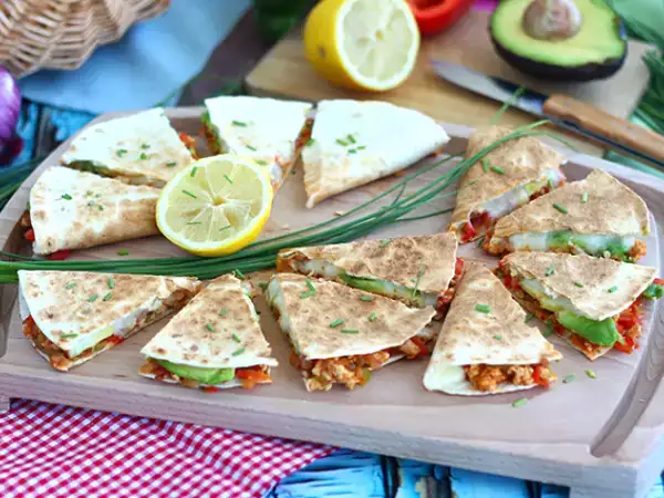 Recept Quesadillas s kuracím mäsom a avokádom