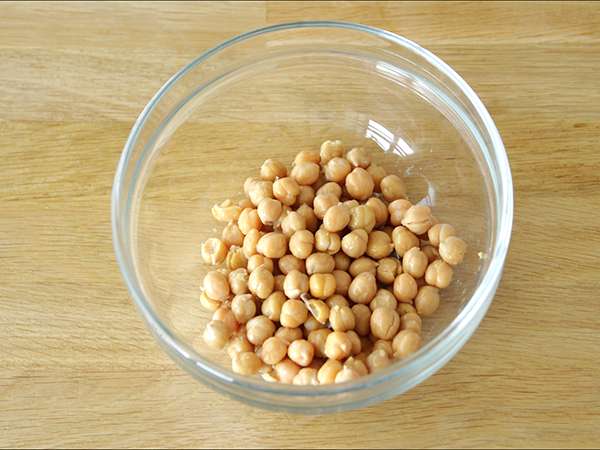 Krémový hummus - Príprava krok 1