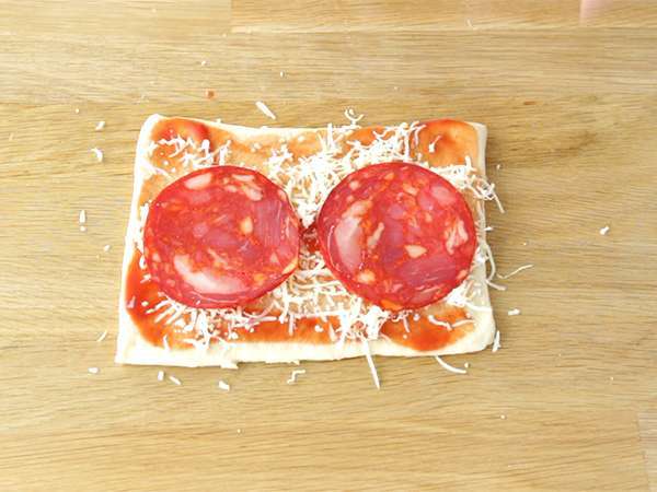 Pizza vafle - Príprava krok 1