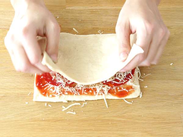 Pizza vafle - Príprava krok 2