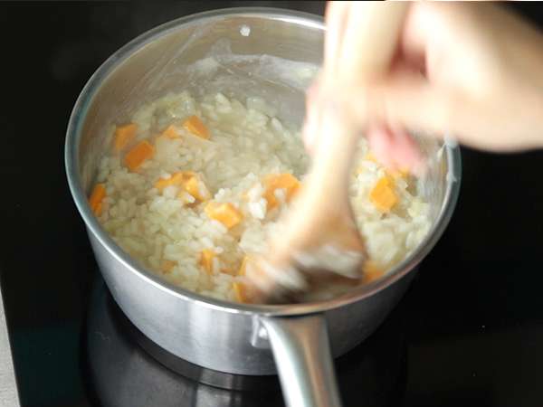 Rizoto so syrom a chorizom - Príprava krok 7