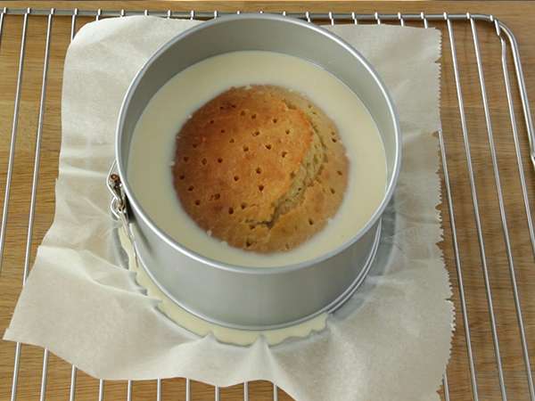 Trojmliečny koláč Tres Leches - Príprava krok 9
