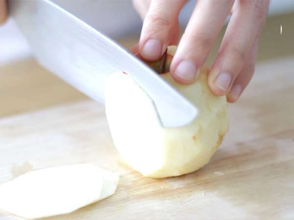 Neviditeľný jablkový koláč - Príprava krok 2