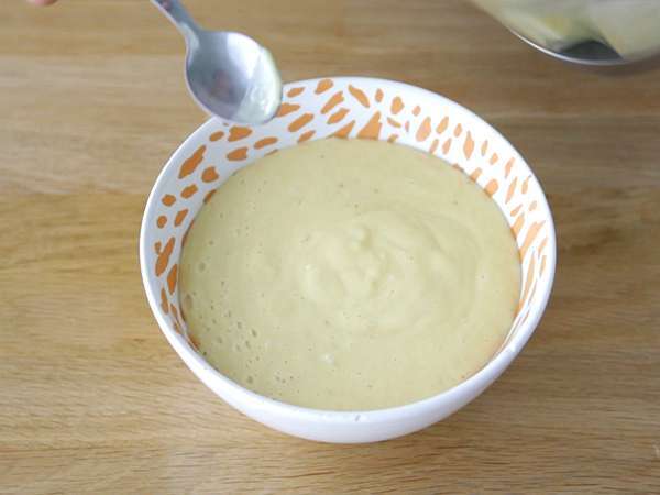 Banánová misa s mangovým smoothie - Príprava krok 2