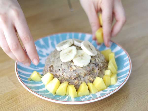 Banánová miska Cake - Príprava krok 4