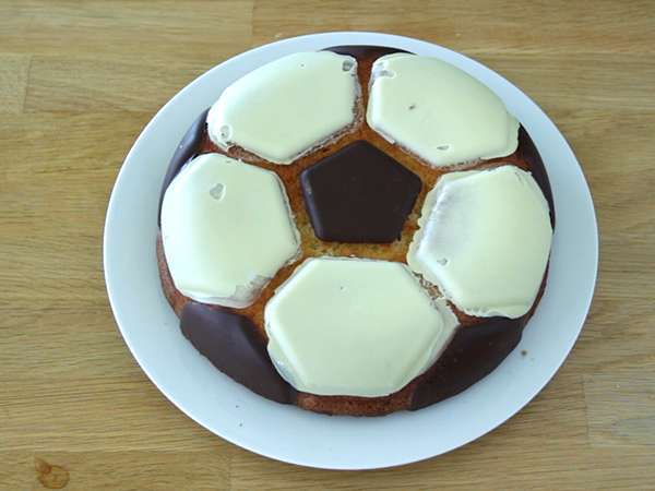 Futbalový koláč - Príprava krok 7