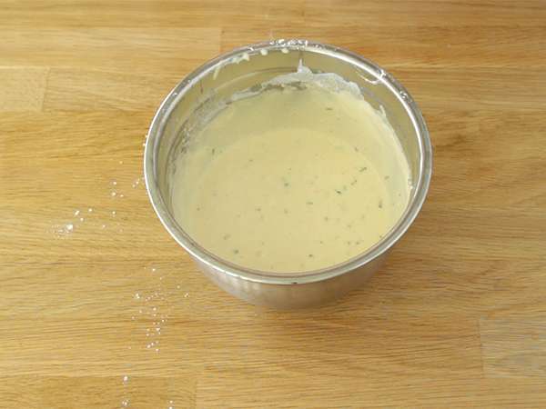 Oblátky so slaninou, comté a zemiakmi - Príprava krok 1