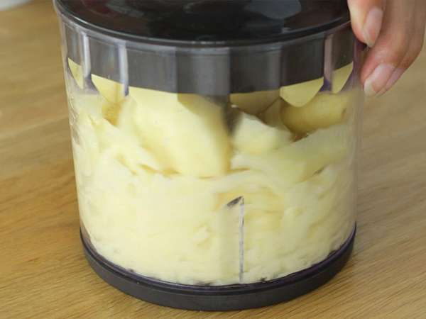 Oblátky so slaninou, comté a zemiakmi - Príprava krok 2
