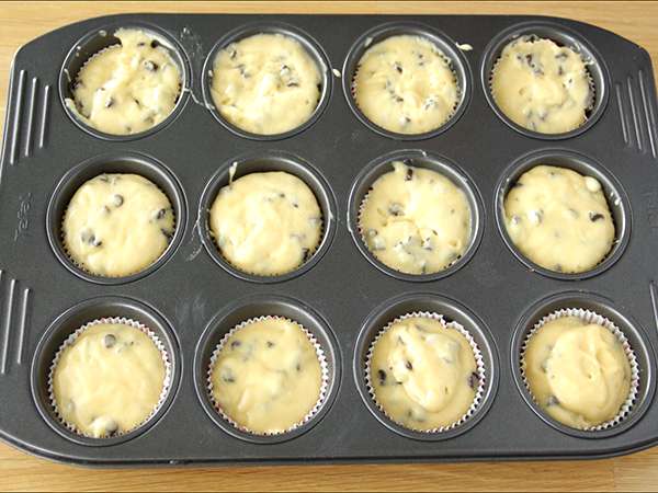 Čokoládové muffiny, americký recept - Príprava krok 3