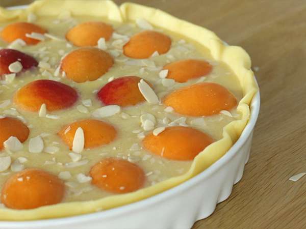 Jednoduchý marhuľový koláč - Príprava krok 4