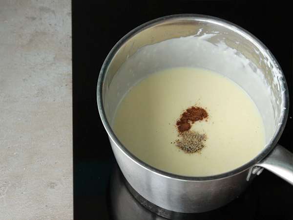 Béchamelová omáčka, jednoduchý recept - Príprava krok 3