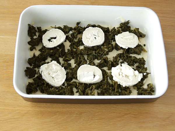 Špenátové lasagne s kozím syrom - Príprava krok 2