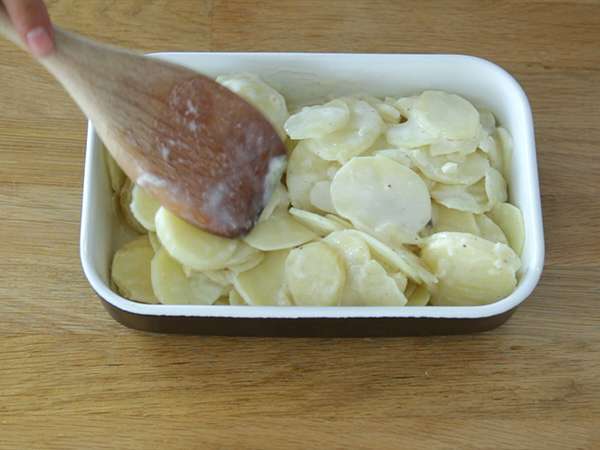 Gratin dauphinois, skutočný tradičný recept - Príprava krok 3