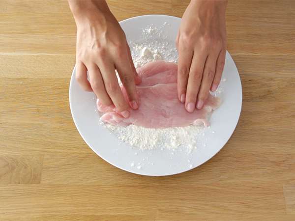 Domáce cordon bleu - Príprava krok 1