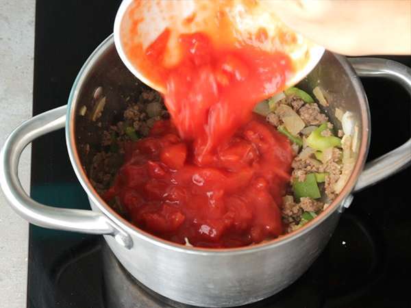 Mexické chilli con carne - Príprava krok 3