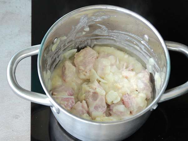 Jednoduché dusené teľacie mäso - Príprava krok 2