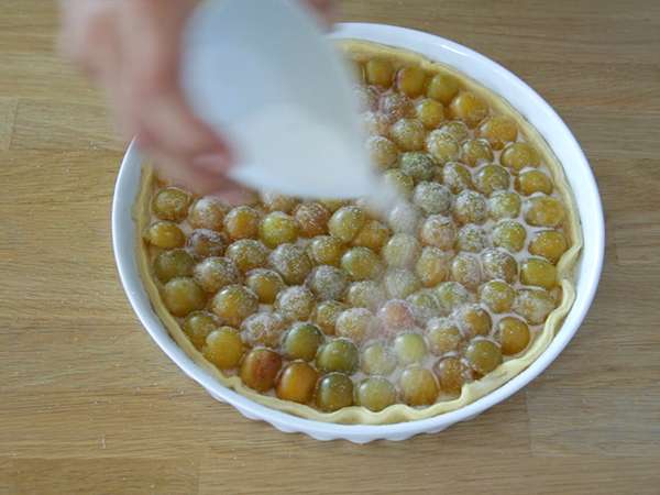 Slivkový koláč Mirabelle - Príprava krok 3