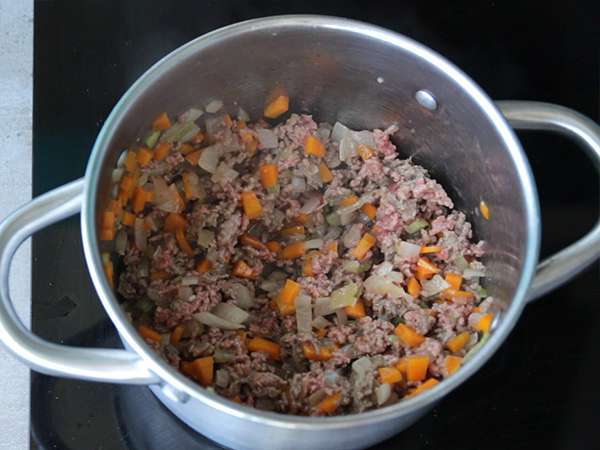 Bolonská omáčka, skutočný recept! - Príprava krok 3