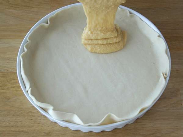 Kráľovský koláč s frangipanom - Príprava krok 2