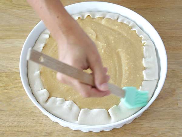 Kráľovský koláč s frangipanom - Príprava krok 3