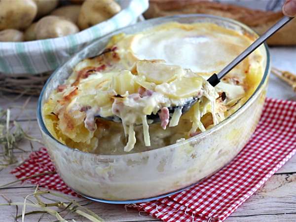 Tradičný savojský tartiflette - Príprava krok 7