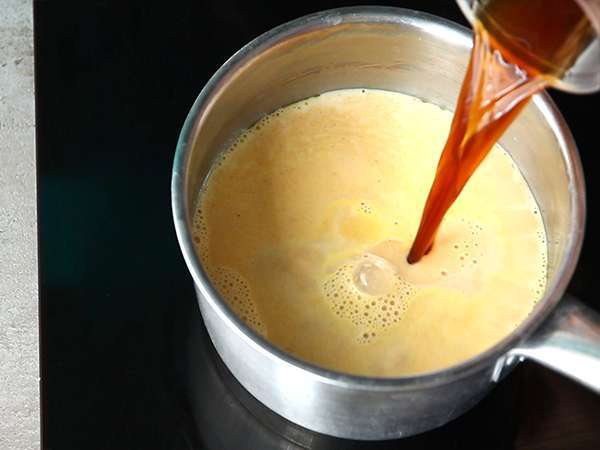 Tekvicové latte s korením - Príprava krok 4