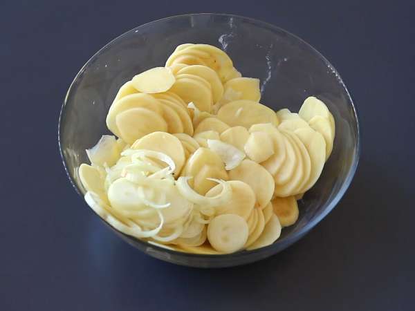 Raclette koláč - Príprava krok 2