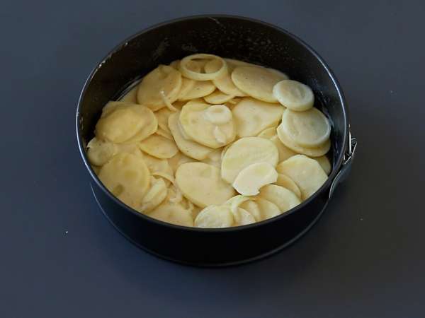 Raclette koláč - Príprava krok 4