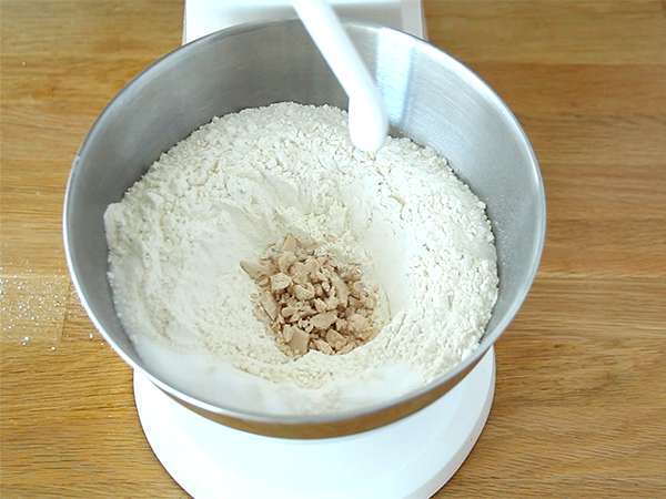 Alsaský Kougelhopf - Kouglof - Príprava krok 1