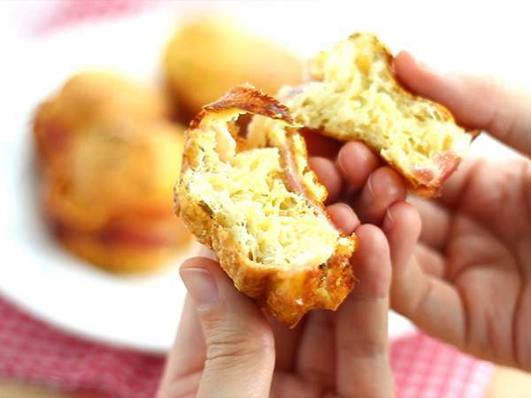 Muffiny so slaninou - Príprava krok 5