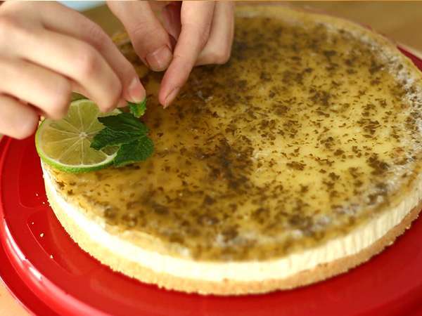 Mojito cheesecake - Príprava krok 10
