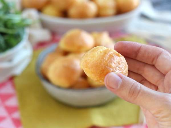 Jednoduché syrové gougères - Príprava krok 6