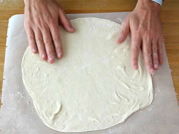 Chausson s raclette, savojská calzone - Príprava krok 1