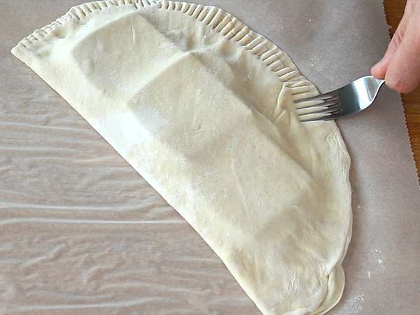 Chausson s raclette, savojská calzone - Príprava krok 4