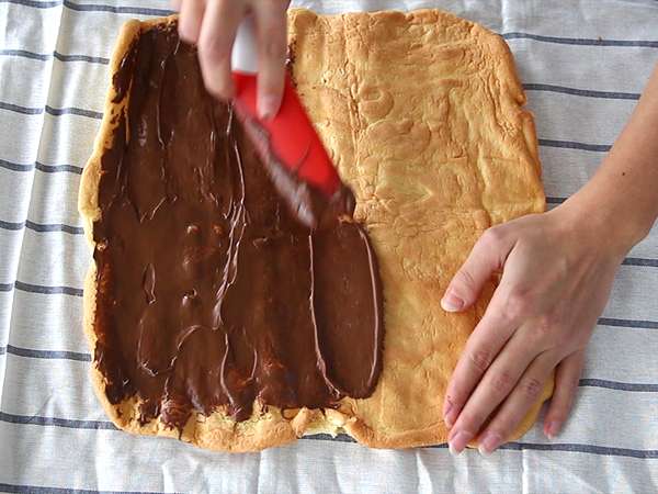 Torta s nutellou - Príprava krok 5