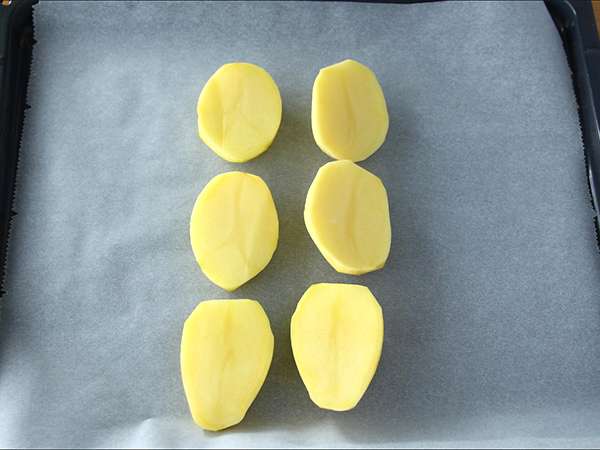 Sendvič so zemiakovým raclette - Príprava krok 1