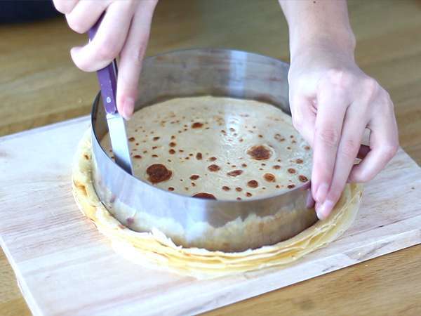 Citrónový palacinkový koláč - Príprava krok 6